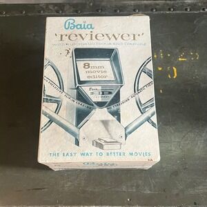Vintage Baia Reviewer 8mm Movie Editor Automatic Focus Framing with Box USA Made